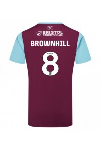 Burnley Josh Brownhill #8 Fotballdrakt Hjemme Klær 2024-25 Korte ermer